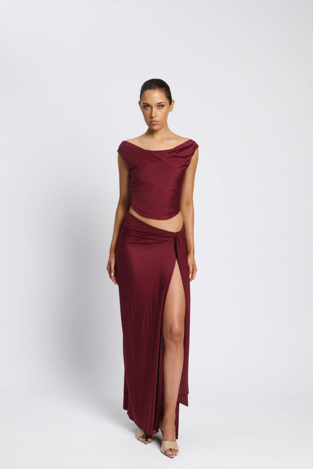 ROSALIE SET BURGUNDY