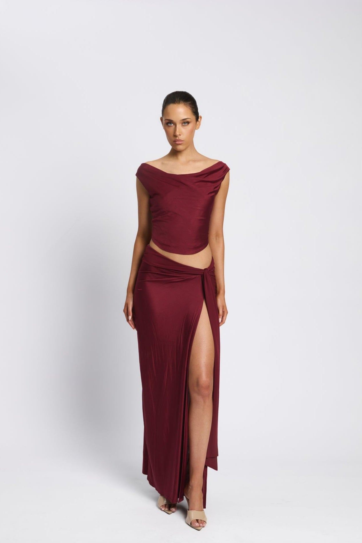 ROSALIE SET BURGUNDY