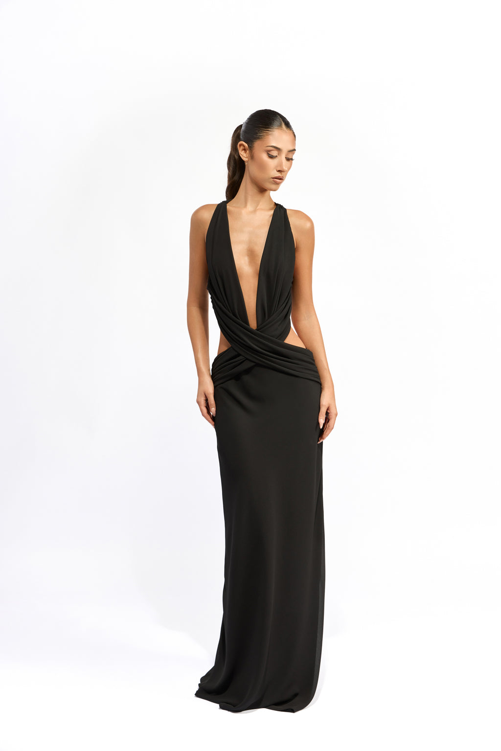 yvette cut out midi dress We love Alemais Left - Yvette Cut Out Midi Dress Right